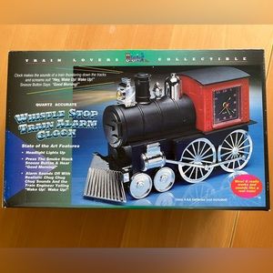 Train Lovers Collection - Whistle Stop Train Alarm Clark (Vintage)